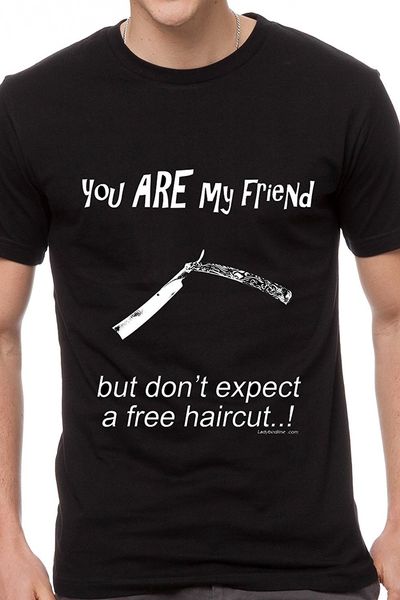

2019 new summer cool tee shirt ladybird line professional stylist barber t-shirt black 100% cotton - size s cotton t-shirt