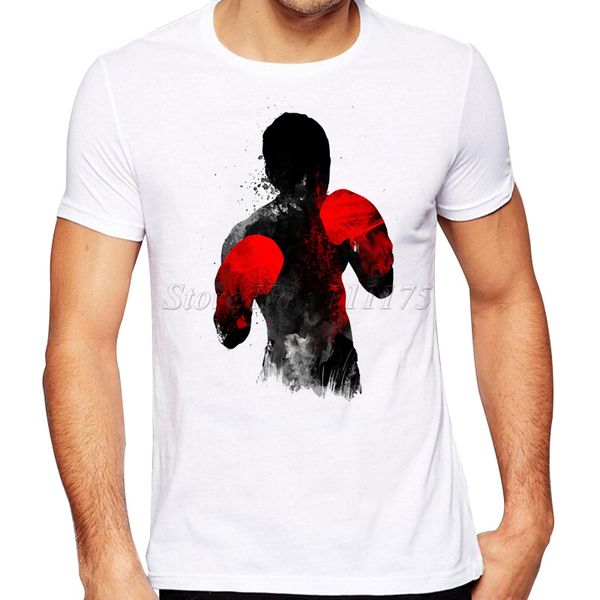 

2019 summer fashion om fighter printed t shirt men's cool design custom hipster tees