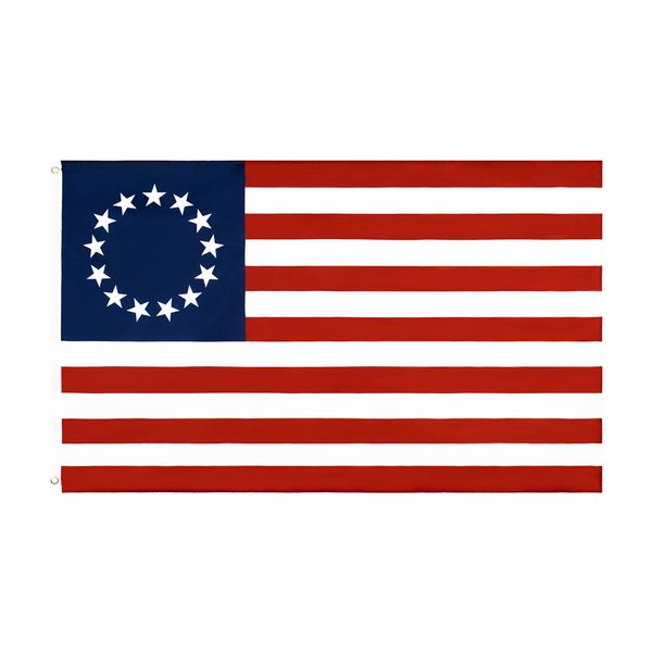

13 stars us usa 1777 american betsy ross flag ready to ship wholesale double stitched in stock 3x5 fts