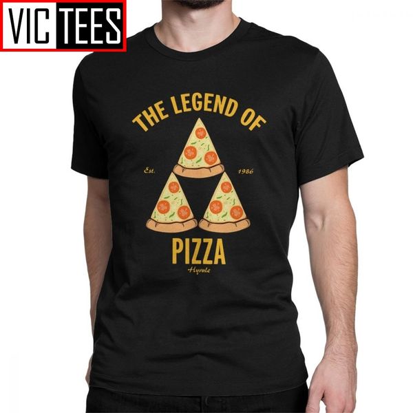 

the legend of pizza zelda men's t shirt adventure link master sword ganondorf game funny tees short sleeve t-shirts cotton new