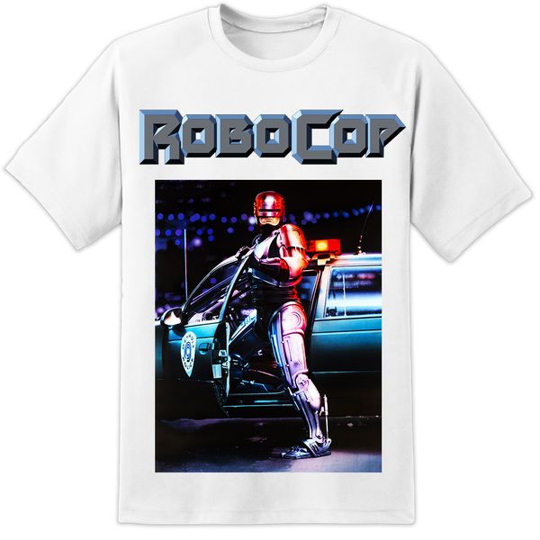 

robocop retro us huge movie poster t shirt print cult classic ocp ed209 detroit cool tee shirt