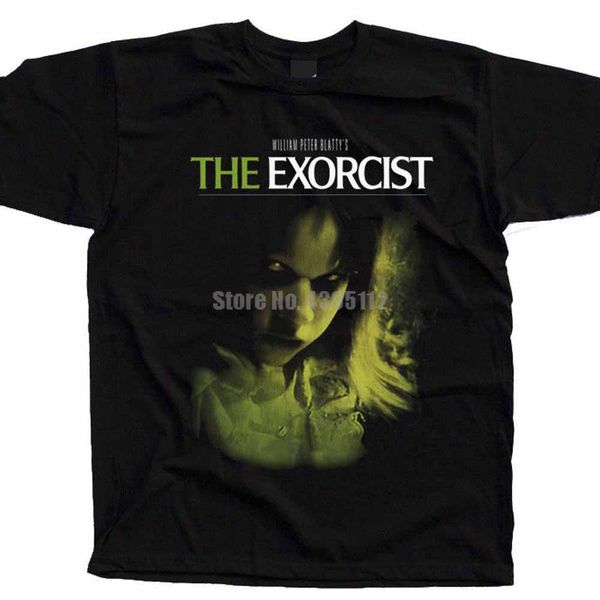 

экзорцист w фридкин о фильме мужские футболки streetwear harajuku tshirt gym tshirts black of white t shirt плюс размер мужчины