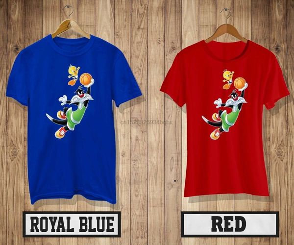 

looney tunes major air баскетбольный t-shirt mens женщин redblue цвет рубашки 7