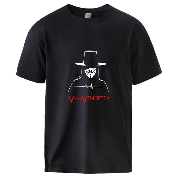 

v for vendetta print harajuku print t shirts mens summer short sleeve cotton round neck tee shirts 2020 male streetwear top