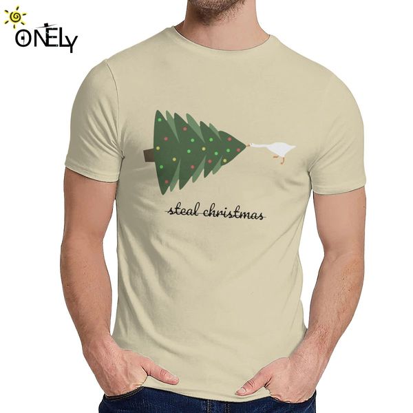 

natural cotton untitled goose game t shirt christmas edition premium tee shirt man streetwear amazing fashion o-neck tee