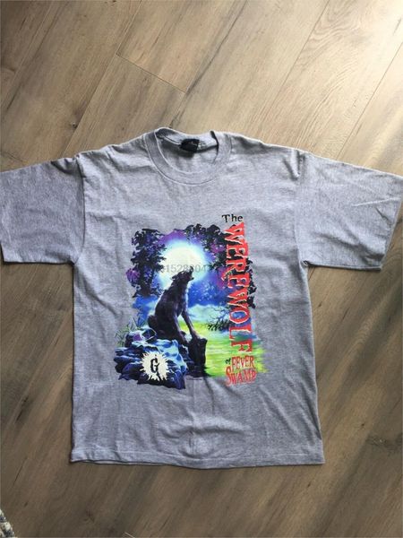

vintage goosebumps werewolf fever swamp t shirt printed t shirt men cotton t-shirt new style