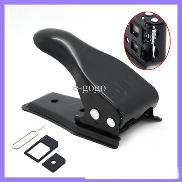 

nano micro sim card cutter 2 in 1 combo dual double slot cutters for iphone 5 4s 5s 6 plus 4s samsung galaxy s3 s4 with sim card eject pin