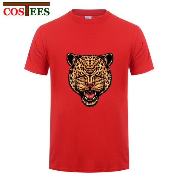 

strength and focus t shirt men wild animal printed leopard t-shirt king of prairie tshirt harajuku pre-cotton tee camisetas