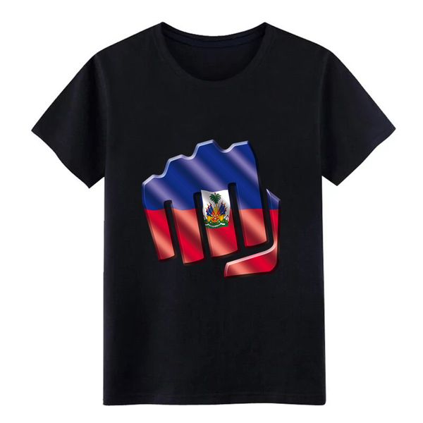 

men's haiti t shirt custom tee shirt o neck male interesting authentic spring vintage shirt
