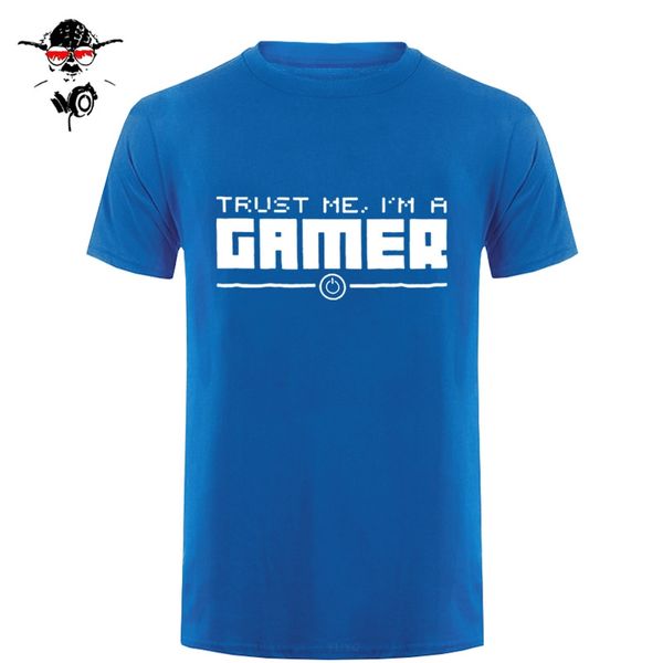 

trust me я геймер gaming хлопок футболка hip hop tops tee смешные повседневный фитнес одежда плюс размер