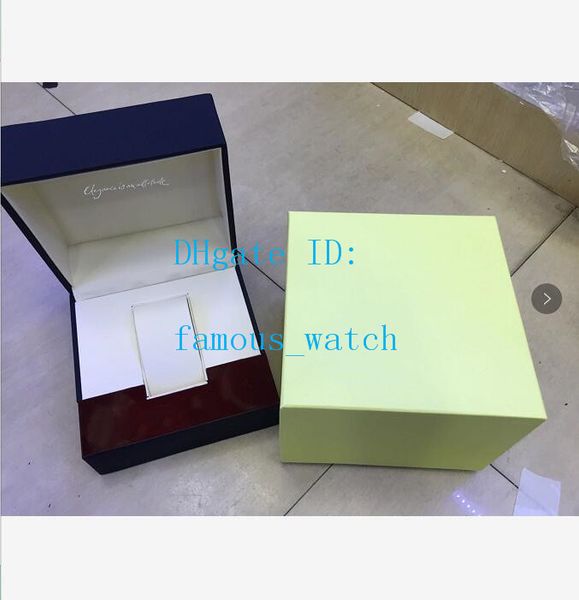 

original box low price mens watches box inner outer boxes l3.841.4.56.6 man and women watches boxes, Black;blue
