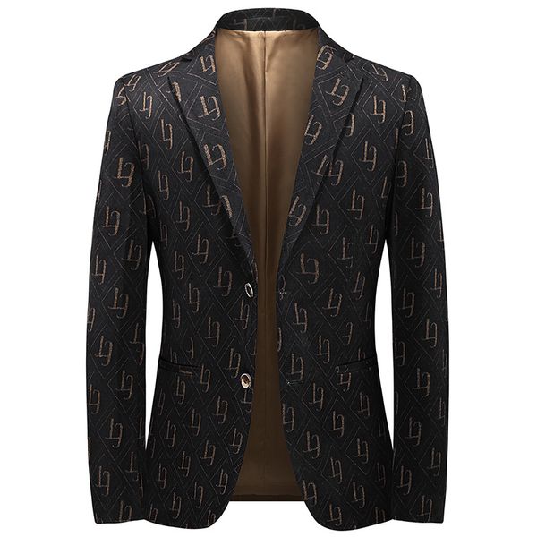 

men's suits & blazers spring suit jacket handsome large single breasted casual autumn youth blazer size m  xl 2xl 3xl 4xl, White;black