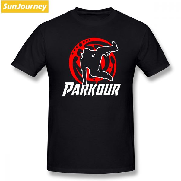 

parkour t shirt short sleeve custom t-shirts for men hip hop atmosphere plus size cotton crewneck funny t-shirts