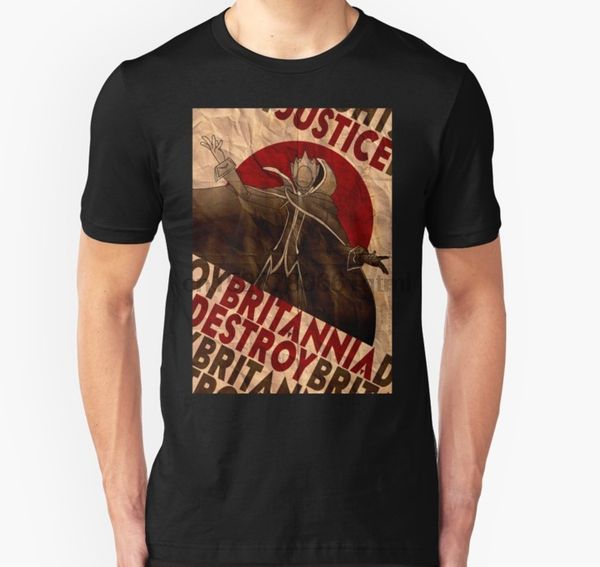

men short sleeve tshirt code geass lelouch zero propaganda justice will prevail t shirt women t-shirt