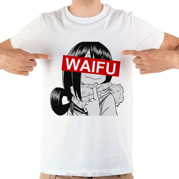 

япония аниме tsuyu asui waifu смешные футболки мужчин летний новый с коротким рукавом повседневная тройники otaku манга t shirt