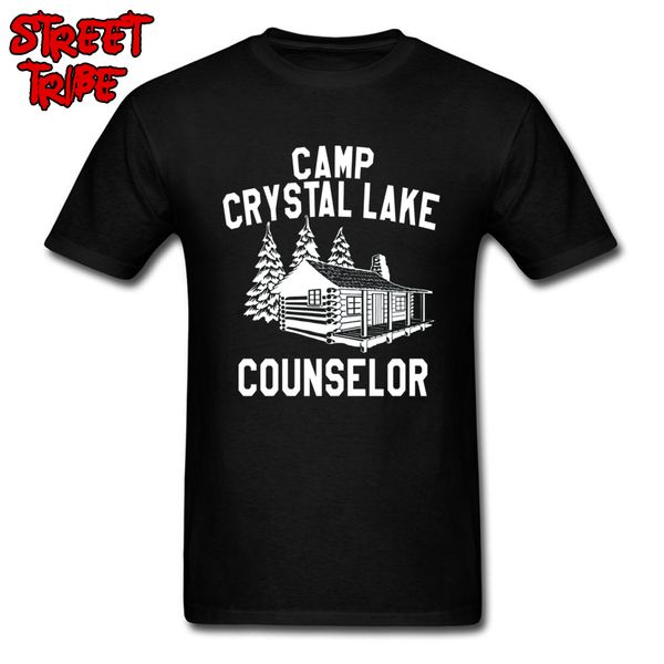 

crewneck men t-shirt camp crystal lake counselor tshirt 100% cotton casual short sleeve tees funny summer tee shirts