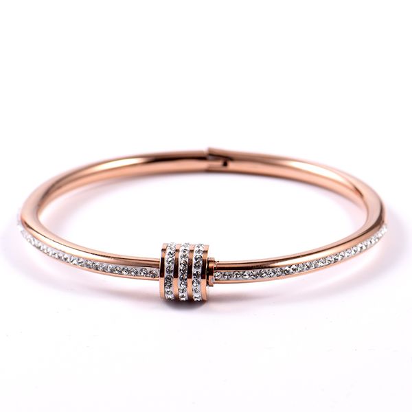 

crystal stainless steel gold elegant women bracelet ancient statement jewelry wholesale dropshipped charming love, Golden;silver