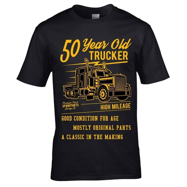 

funny 50 year old trucker retro truck driver 50th birthday gift homme 2019 for tall and big men offensive t shirts