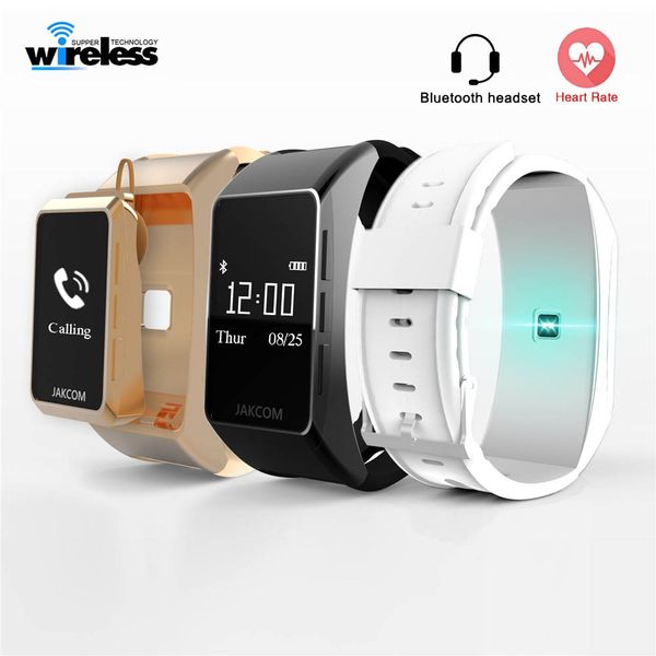 

2 in 1 b3 smart watch bracelet heart rate monitor bluetooth headphones headset for samsung smartphones