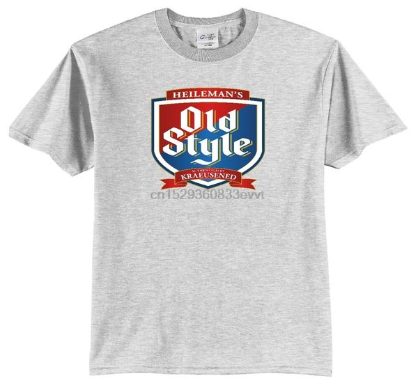 

old style beer gray t-shirt