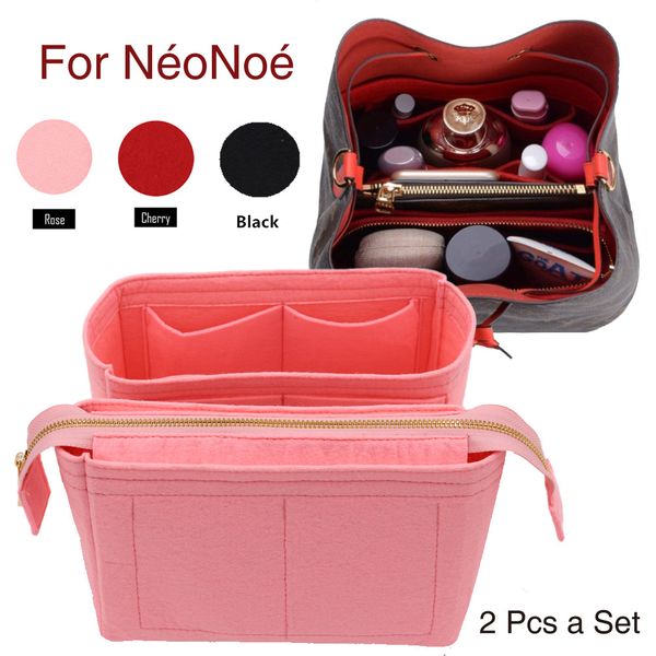 

for neo noe insert bags organizer makeup handbag organize travel inner purse portable cosmetic base shaper for neonoe lj200917
