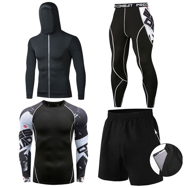 

tracksuit цветочных sweatsuit мужского sweatsuits sweatsuits для мужчин фитнеса костюма спортивных костюмов быстросохнущих гигроскопических, Gray