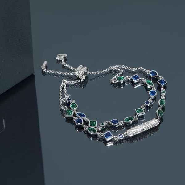 

2020 french blue jewelry luxury chain bracelets high to quality fashion bracelets for women wedding gift, Golden;silver