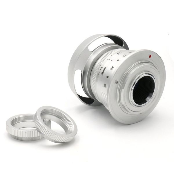 

35mm f/1.6 cctv camera lens for sony nex e-mount camera & adapter bundle s