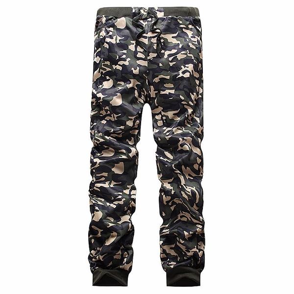 

incerun streetwear men sweatpants joggers camouflage printed loose bodybuilding trousers men workout drawstring casual pants, Black