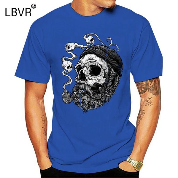 

t-shirt-sailor beard-pirate captain skull beard cotton black s m l xl xxl pure cottonÂ tee shirt