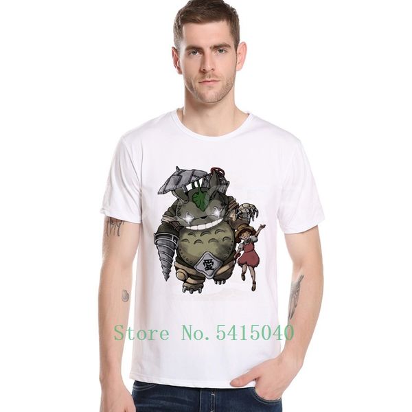 

bioshock totoro funny cartoon novelty men's t-shirt print summer tee short sleeve hip-hop women men diy t-shirt