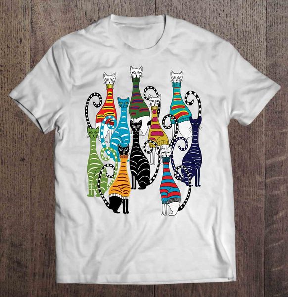 

men t shirt cats in christmas sweaters women t-shirt