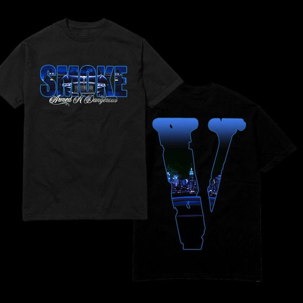 

вооруженный n dangerous поп дым футболка черный s-5xl печатается