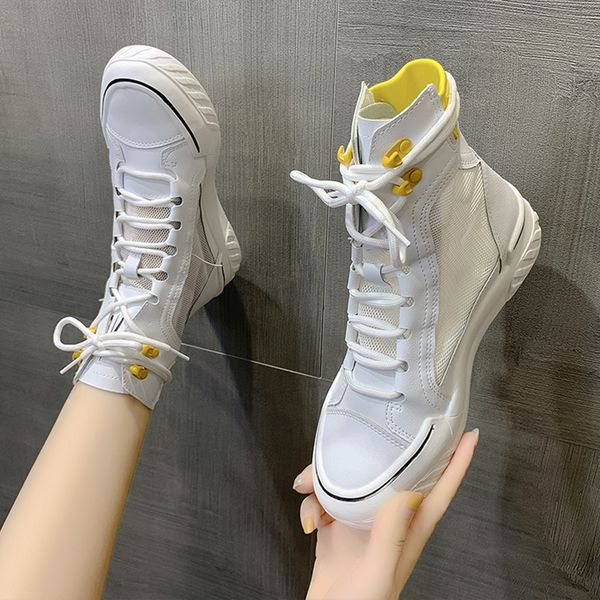 

rock shoes woman boots women new 2020 low heels booties summer booties luxury designer round toe mid calf rubber, Black