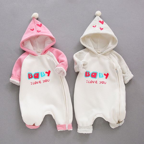 

baby one-piece suit autumn long sleeve korean double layer magic newborn clothes baby rompers crawling clothes one to be sent, Blue