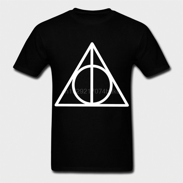 

of deathly hallows logo men t shirt