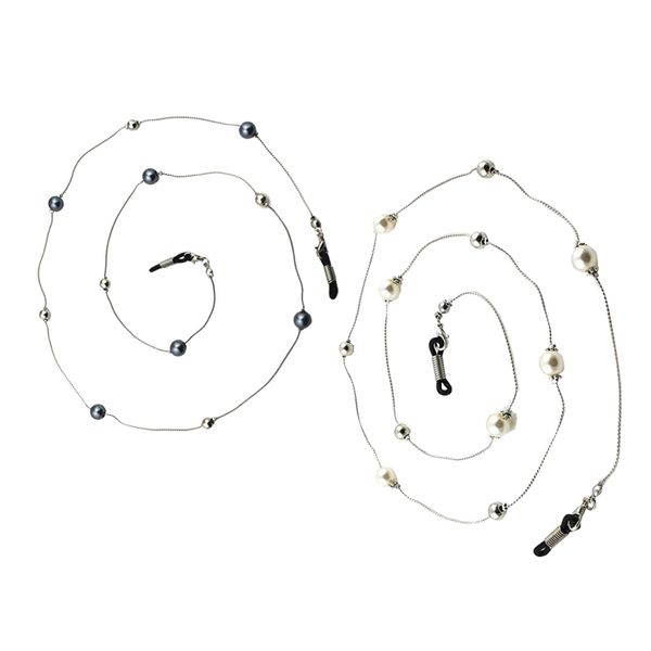 

2 шт перлы faux бисер цепь eyeglass spectacle sunglass шнур retainer