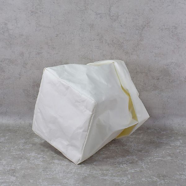 

white decorative kraft paper container for storage, planting toy gift box, environmentally friendly metal kraft paper material