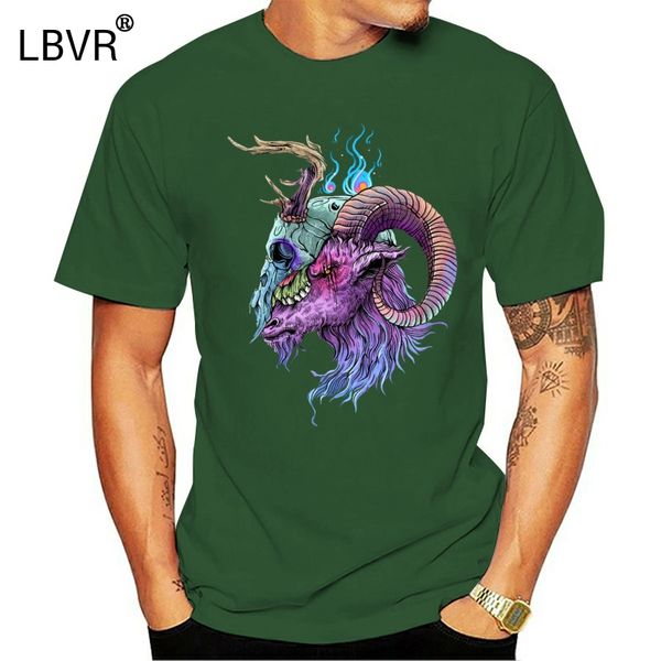 

ram totenkopf t-shirt hupe gothic metall demon herren ringer