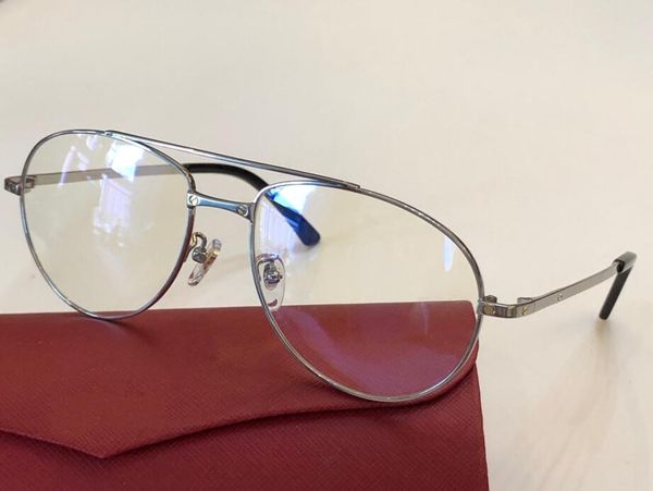 

new eyeglasses frame women men eyeglass frames designer eyeglasses frame clear lens glasses frame oculos and case 810138, Silver