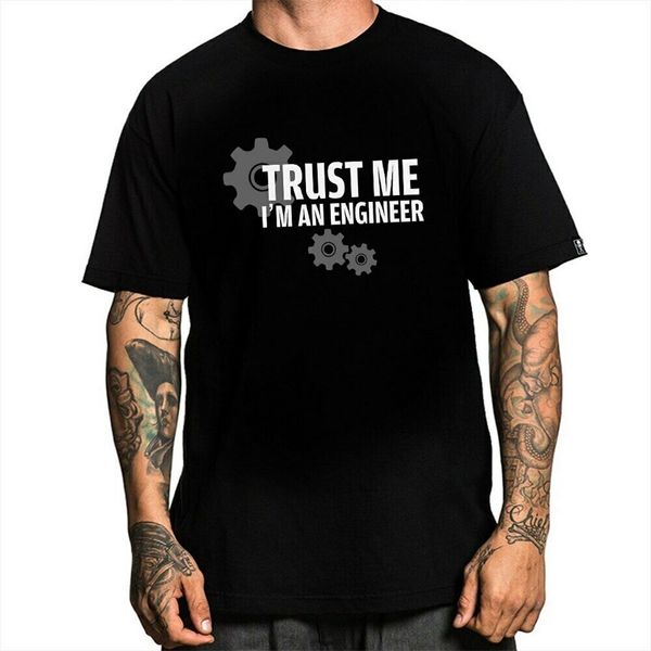 

blackwhite хлопка с коротким рукавом мужчины professional я инженер графический t-shirt одежда casual tee shirt