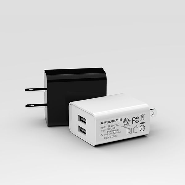 5V2A UL зарядные устройства 10W быстрый зарядки с 2 портами USB высокого качества настенное зарядное устройство для iPhone Samsung и универсальный телефон