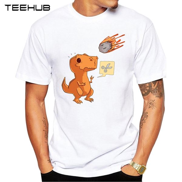 

new arrivals 2019 teehub cool design men's fashion dinosaur baseball printed t-shirt short sleeve o-neck hipster tee