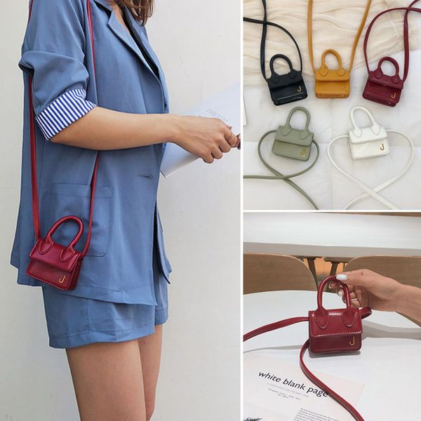 

women bag 2020 fashion women mini shoulder crossbody bag lovely pu solid color for money keys coins cards bolsa feminina