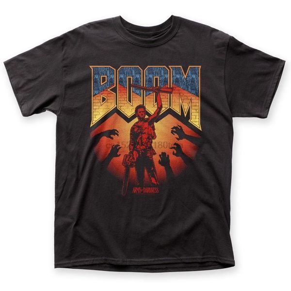 

official army of darkness movie boom zombie hands logo t-shirt s m l xl 2xl top