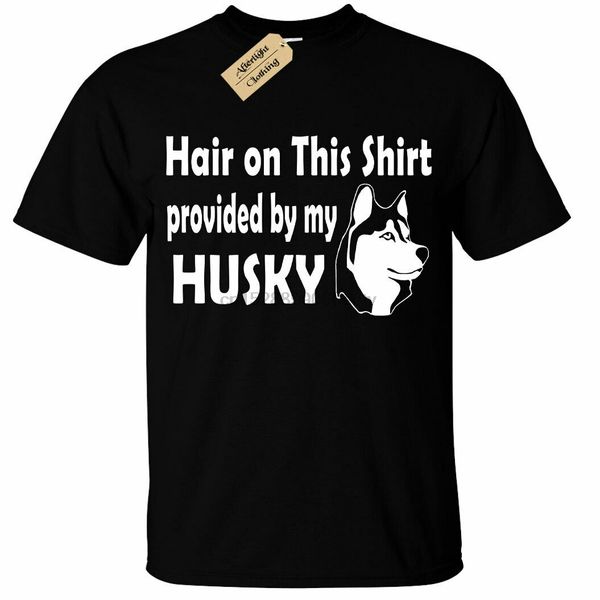 

husky cheveux t-shirt animal de compagnie chien huskies cadeau marrant pour