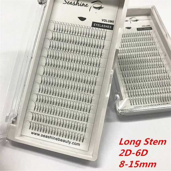 

false eyelashes long stem mink eyelash extension supplies 2d-6d russian volume lash premade fans natural soft 8-18mm lashes