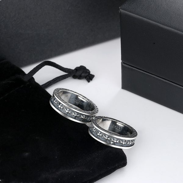 

charm ring hip hop мода ювелирных изделий высокого качества посеребренного кольцо мода шаблон кольцо питание, Silver