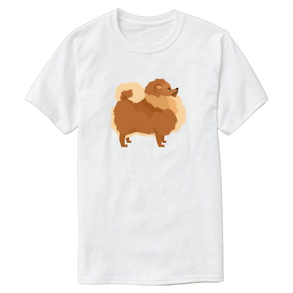 

new fashion popular pomeranian t shirt for men 2019 basic solid pattern men t-shirt cute anti-wrinkle hiphop