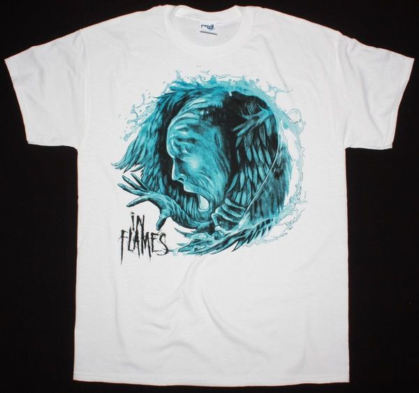 

in flames сирена charms white t shirt мелодик-дэт dark tranquility
